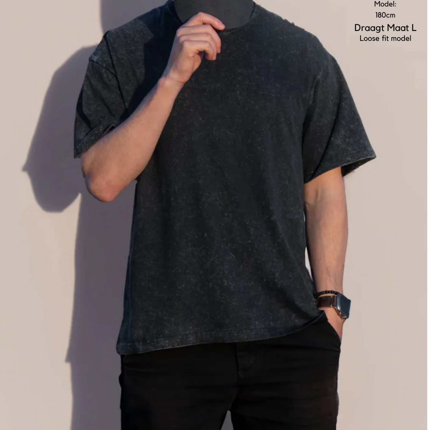 DJOA - Loose Fit Washed T-Shirt