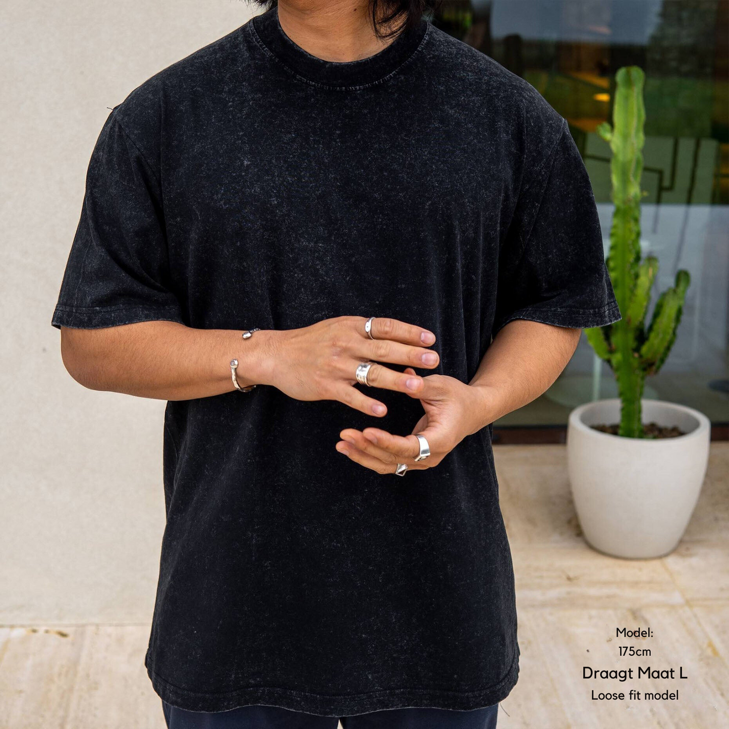 DJOA - Loose Fit Washed T-Shirt