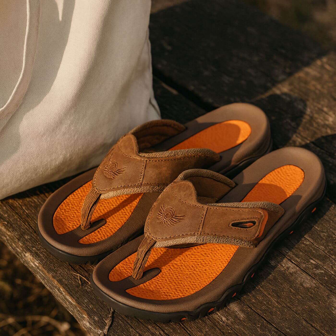 Morten | Premium ergonomiske sandaler i skinn