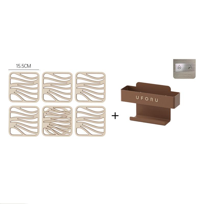 ThermoFlex Onderzetter Set | 6-delig 2-in-1 Design | Hittebestendig tot 120°C | Modern & Ruimtebesparend
