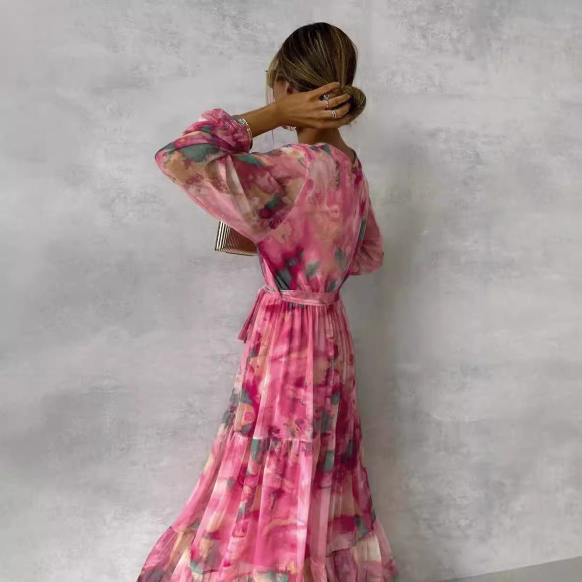 Women's Flowy Maxi Dress - Effortless, Breezy Elegance