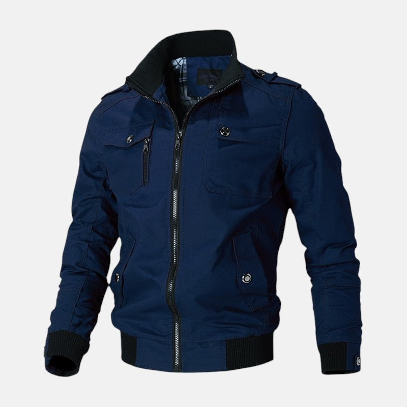 Alex | Bomber Ligero Con Bolsillos Y Cremallera