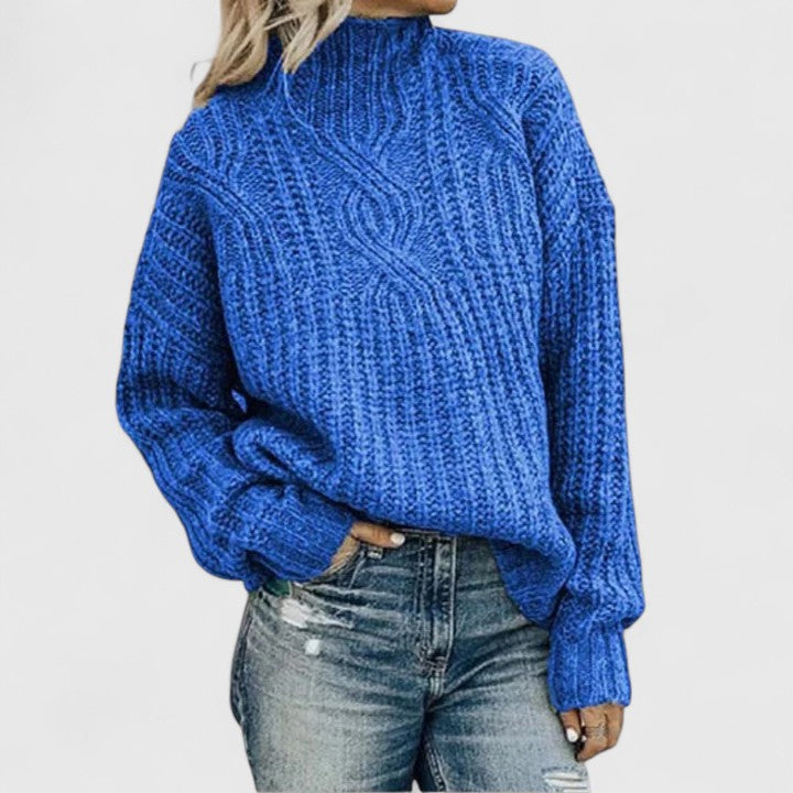 Crew Neck Knit Sweater — Classic Warmth