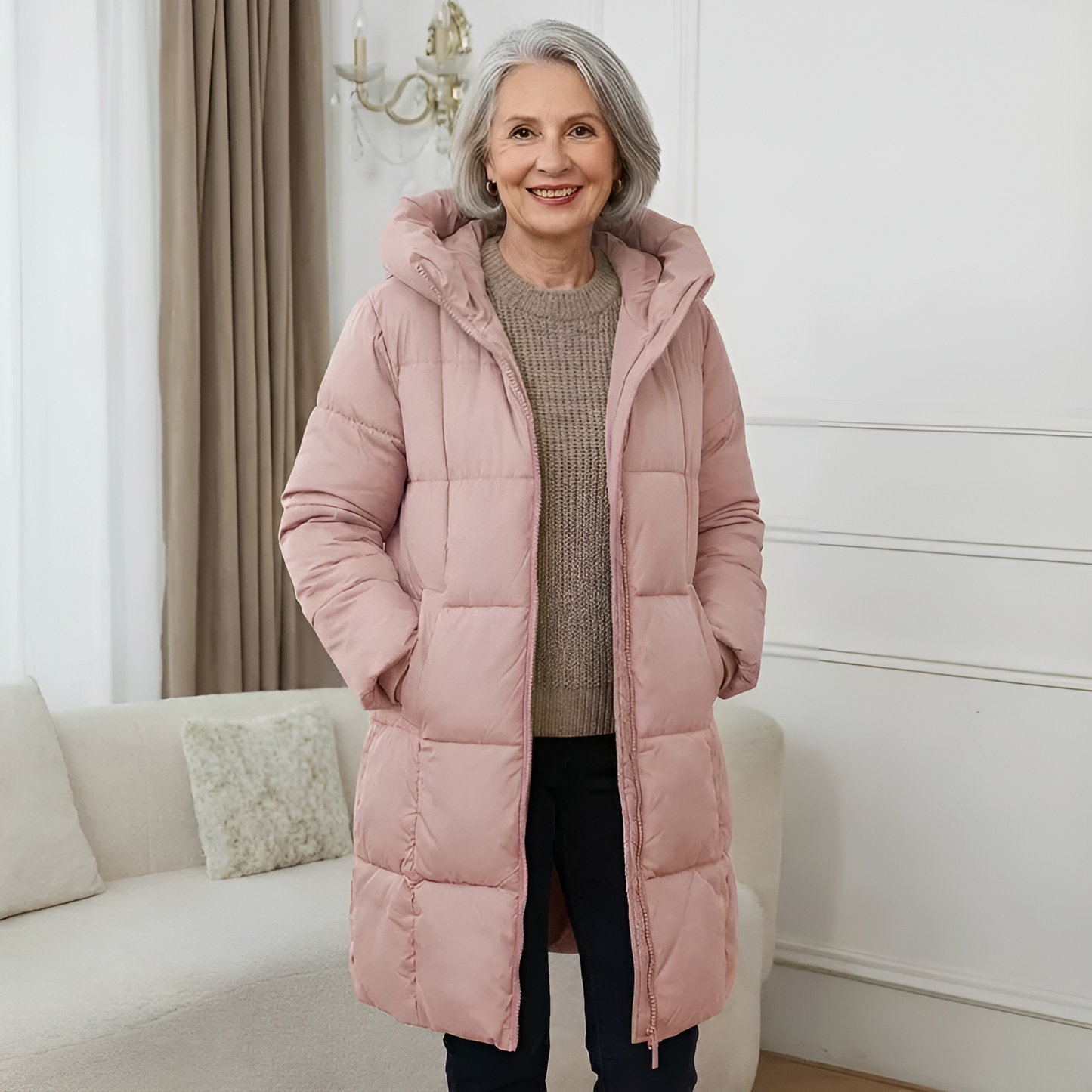 Eponina - Long Padded Jacket With Hood