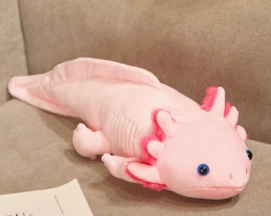 Realistischer Axolotl-Plüsch 45 cm – Niedlicher Begleiter Für Tierliebhaber 0