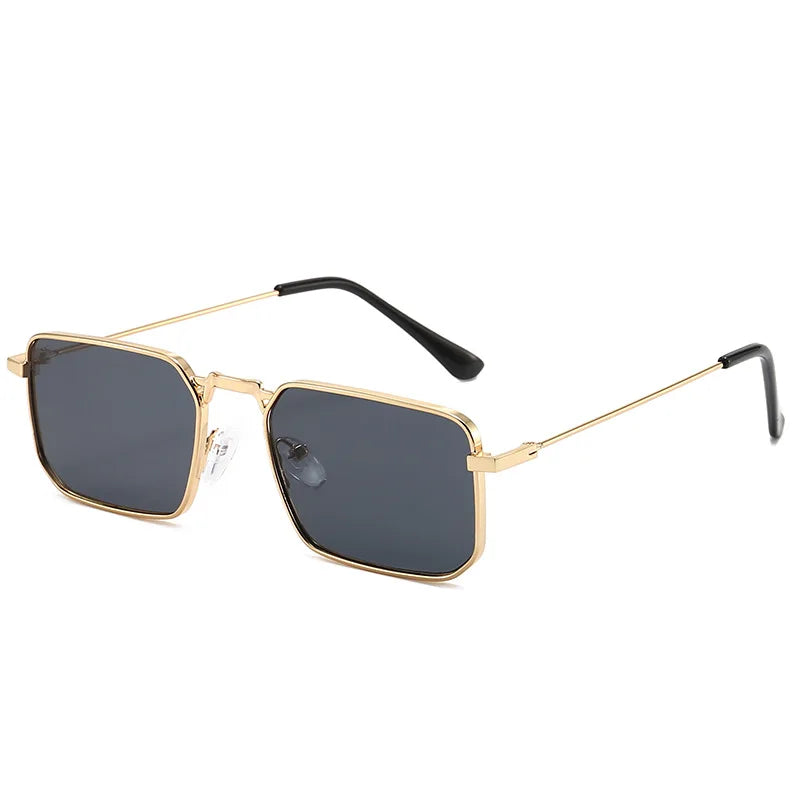 New Classic 2024  Men's Sunglasses UV400 Hip Hop Instagram Hong Kong Style Sunglasses Women's Fashion Trend Metal Sunglasses
