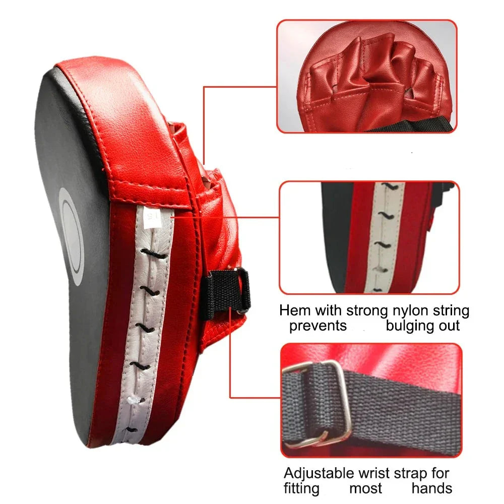 WekautDimMak® by skörten Sweden: Curved Muay Thai/Boxing/Kick-boxing Striking Pads