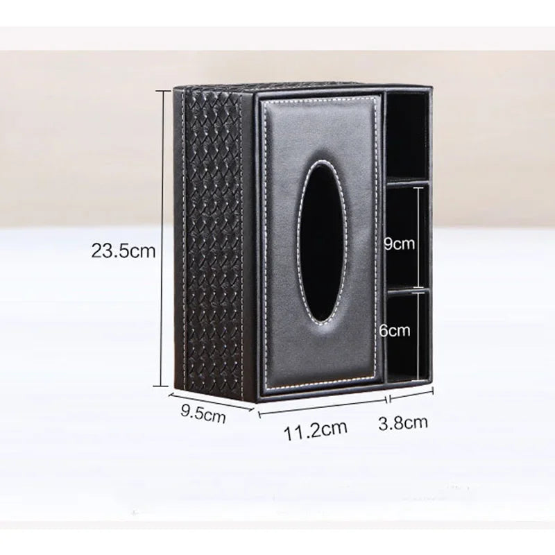 Sleeksuite Handcrafted Multifunctional Desk Organizer Tissue Box-Elegance Meets Utility