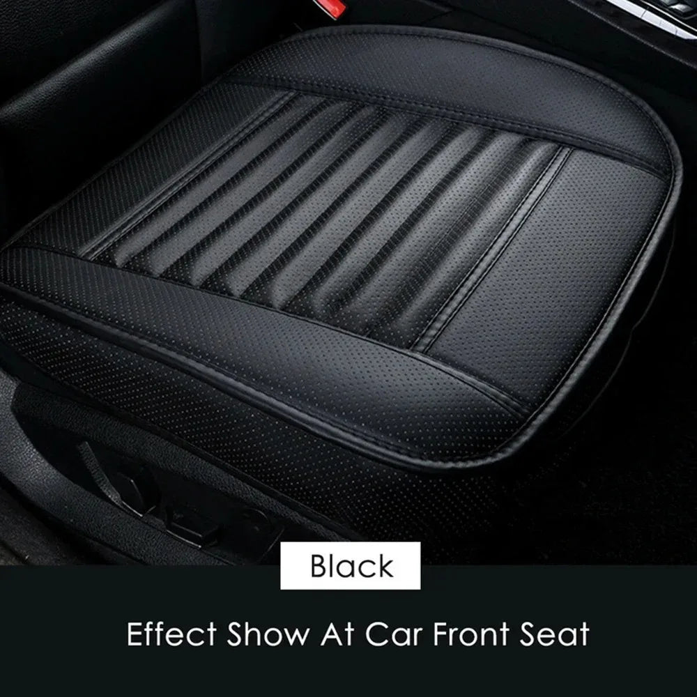 Autositzauflage DriveLuxe | Ademend PU-lederen zitkussen | Antislip & Comfortabel | Geschikt voor alle seizoenen & voertuigtypen