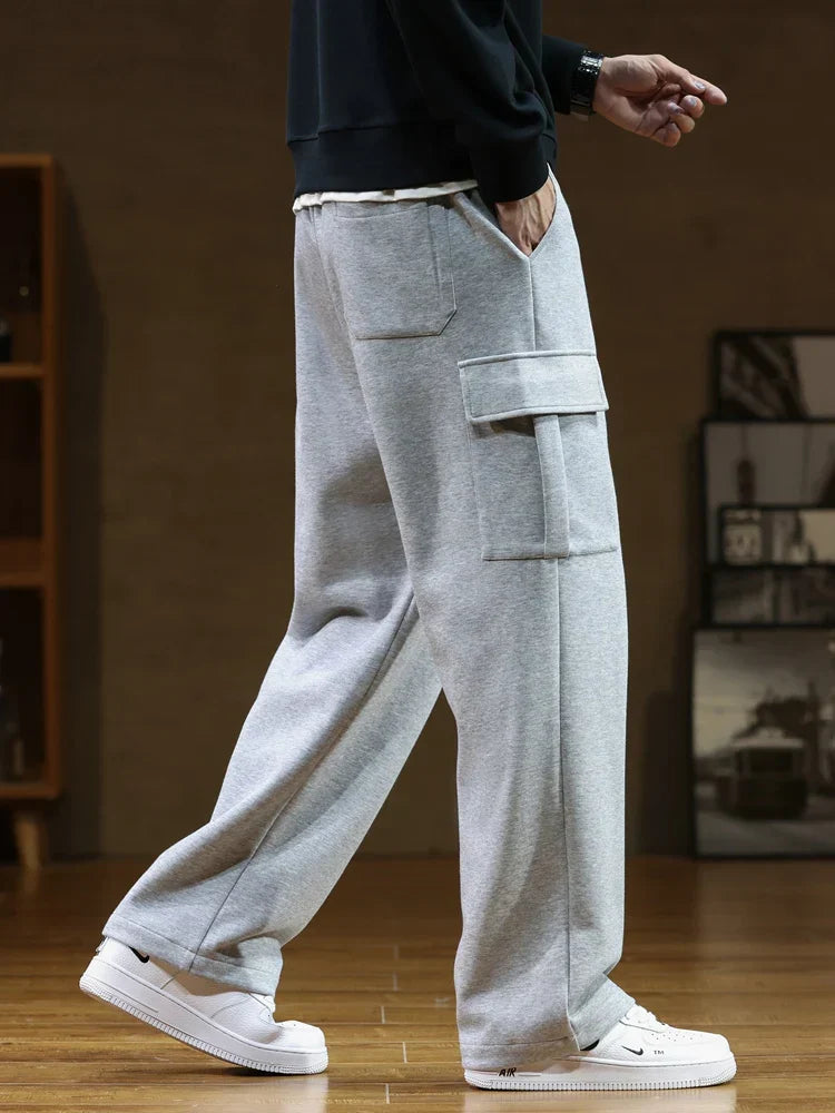 The Nordtrak® - Cleverly designed by skörten Sweden: Multi-Pocket Cargo Style Cotton Sweatpants