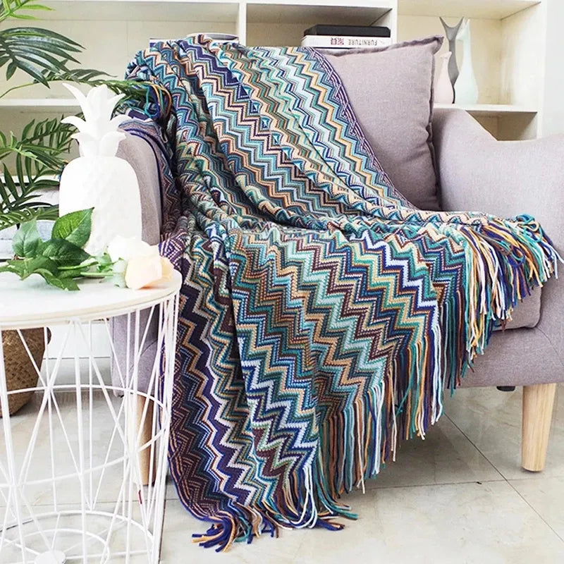 BohoDreams Woven Throw Blanket