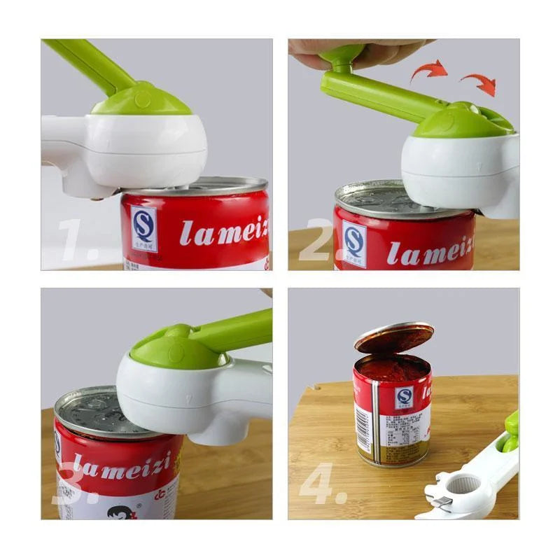 CanDo® Opener – Made in the USA: The Ultimate 6-in-1 Multifunctional Bottle, Jar, Can, Wine, Beer, Lid, Twist-Off, Pull-Tab Opener