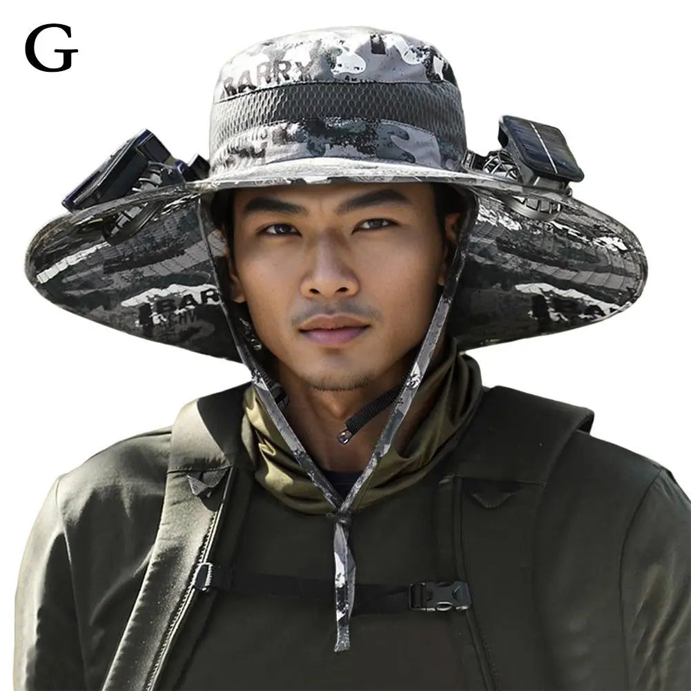 Solbreeze: The Only Chargeable Solar-Powered Cooling, Shade-Giving, Quick-Dry Unisex Hat with High Performance Fans