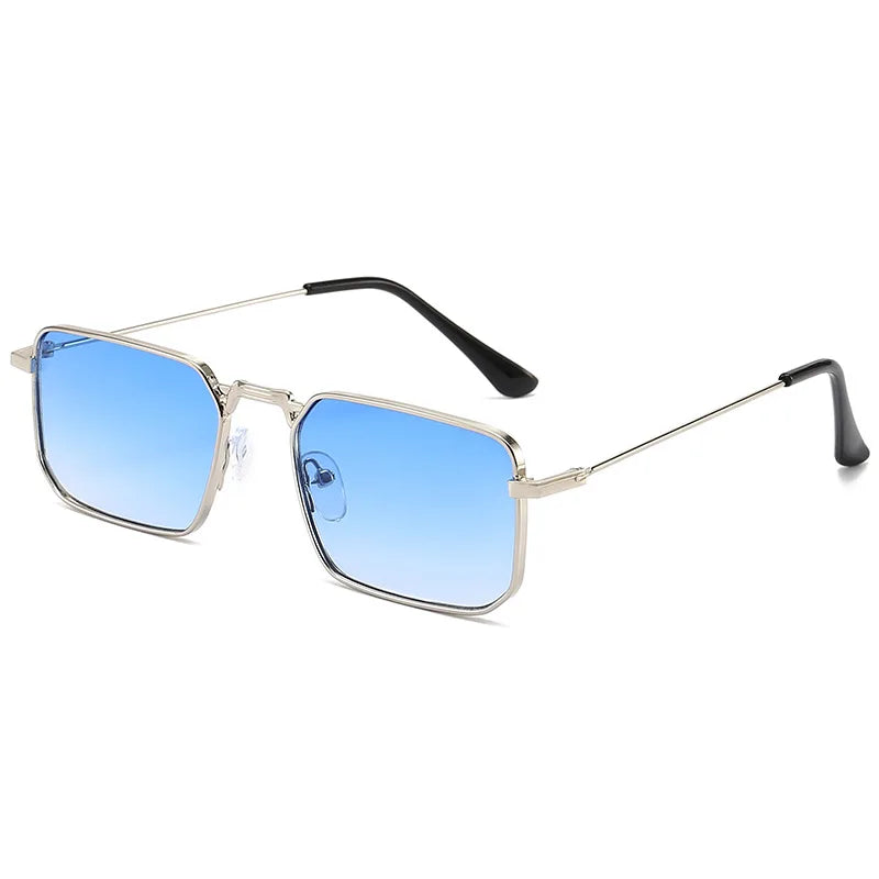 New Classic 2024  Men's Sunglasses UV400 Hip Hop Instagram Hong Kong Style Sunglasses Women's Fashion Trend Metal Sunglasses