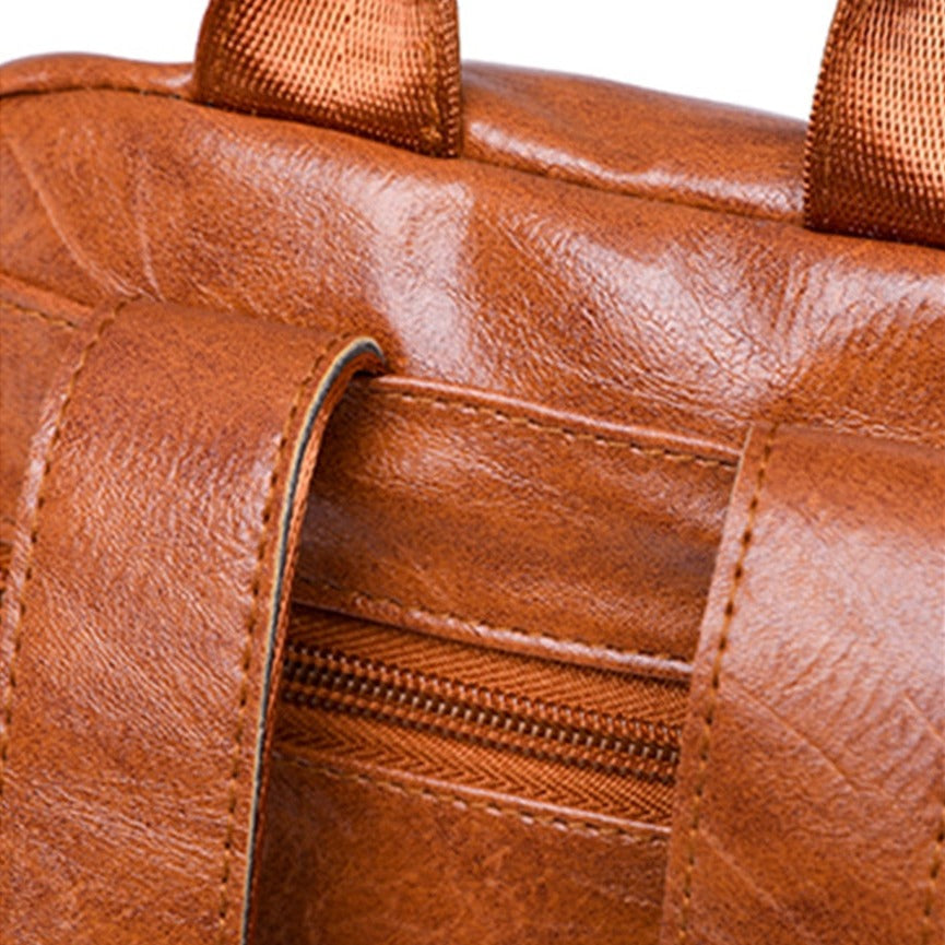 Soft Leather Backpack