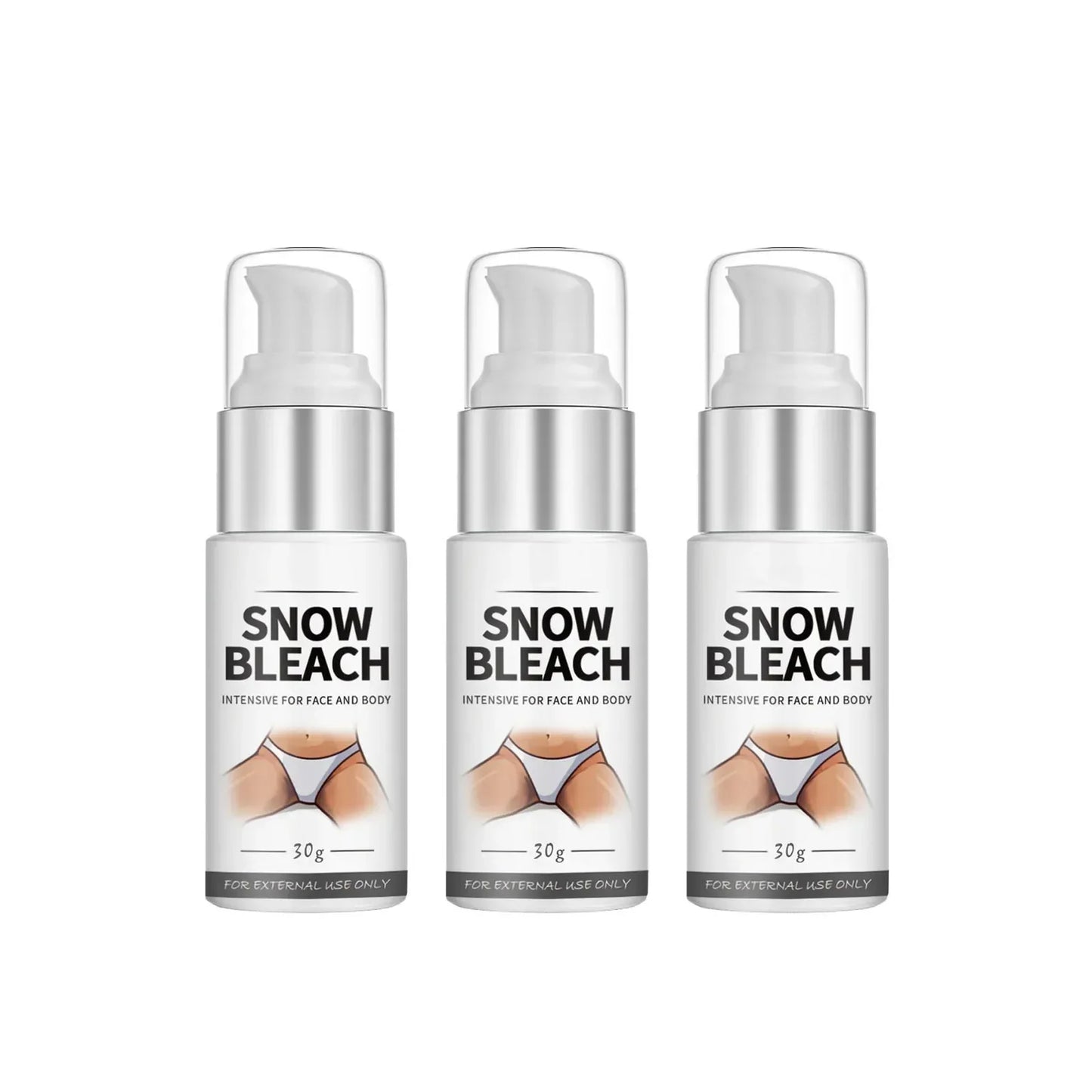 Snow Bleach: Natural Skin Tone Restoration for Bikini, Perianal, Vaginal, & Underarm Areas - Boost Confidence for Beach Outings & Intimate Moments.