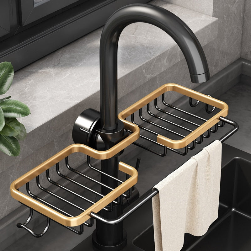 AlumGold Sink Organizer