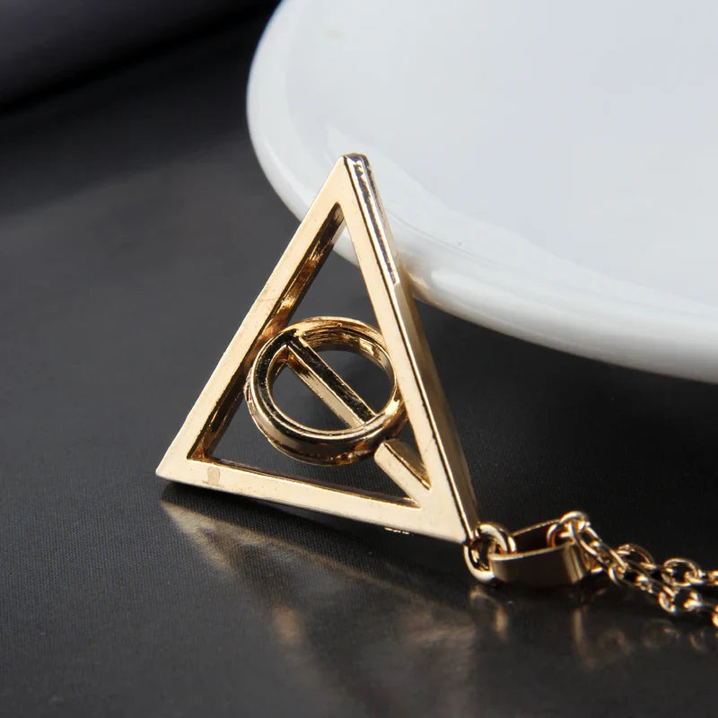 The Deathly Hallows Inspired Pendant Necklace: Handcrafted. Iconic. Lightweight