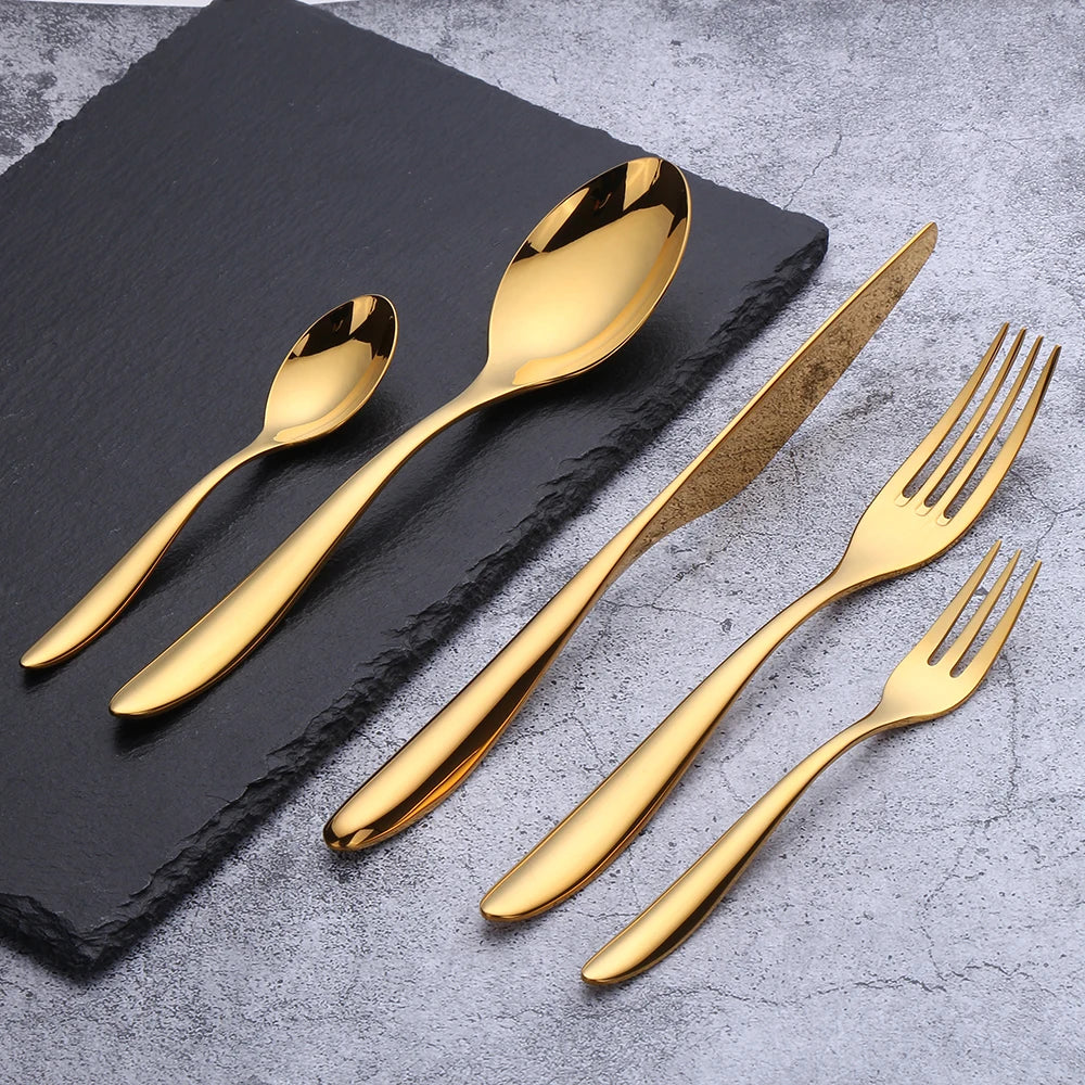 Goldware®: Jesse Vance's Signature Cutlery Set - The Gold Standard in Fine Dining at Home