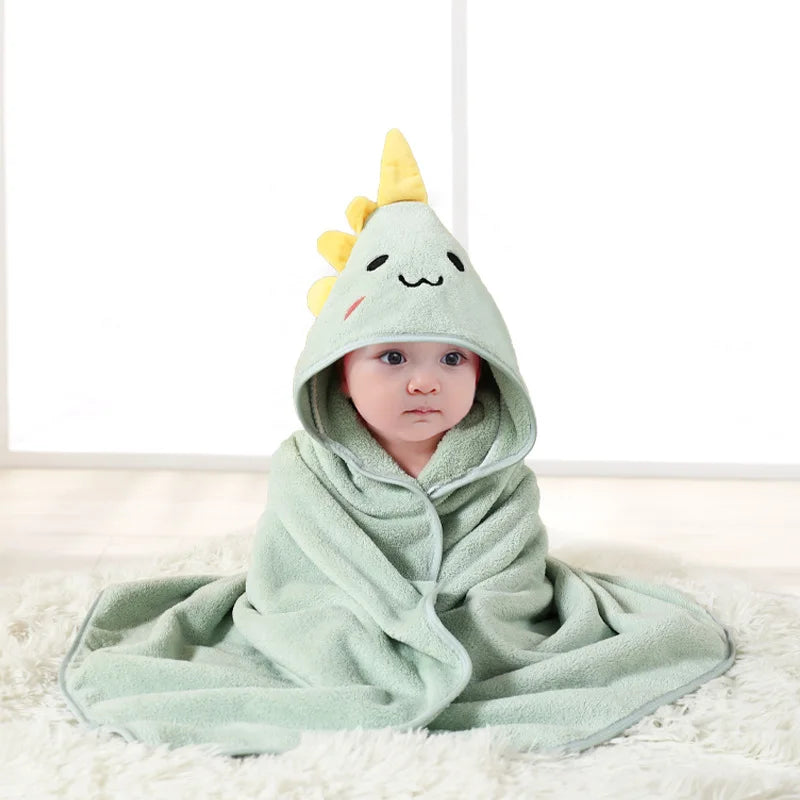 Zachte Baby Badcape™ – Met Capuchon & Schattig Design