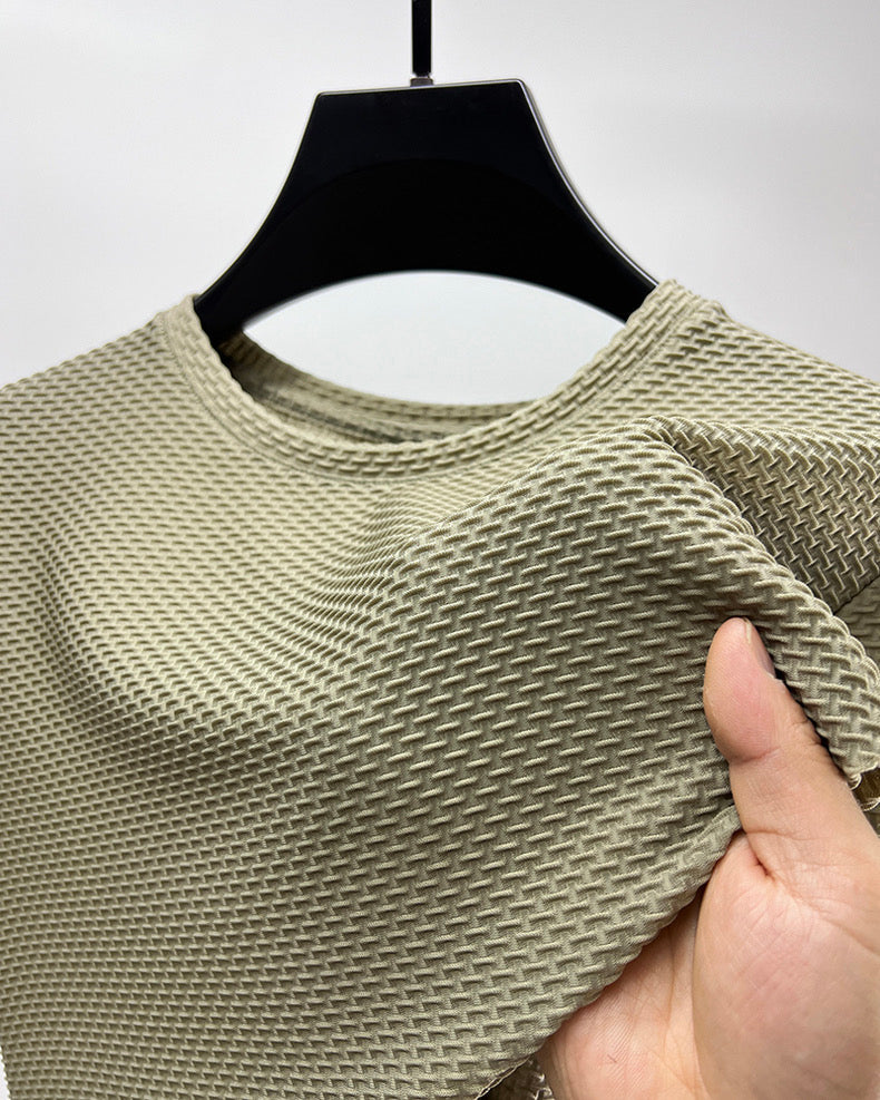 Eidely Textured Bamboo Tee