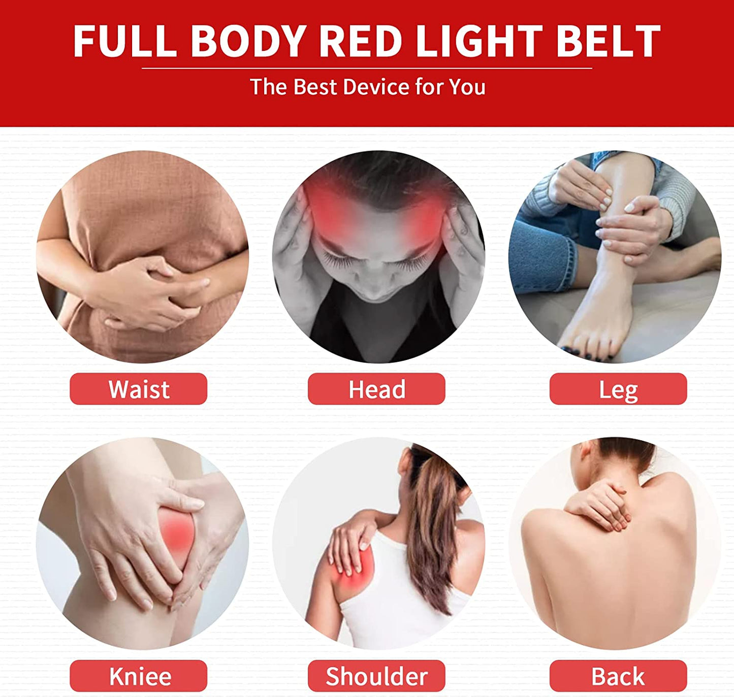 The Red Light Therapy Heat Pad