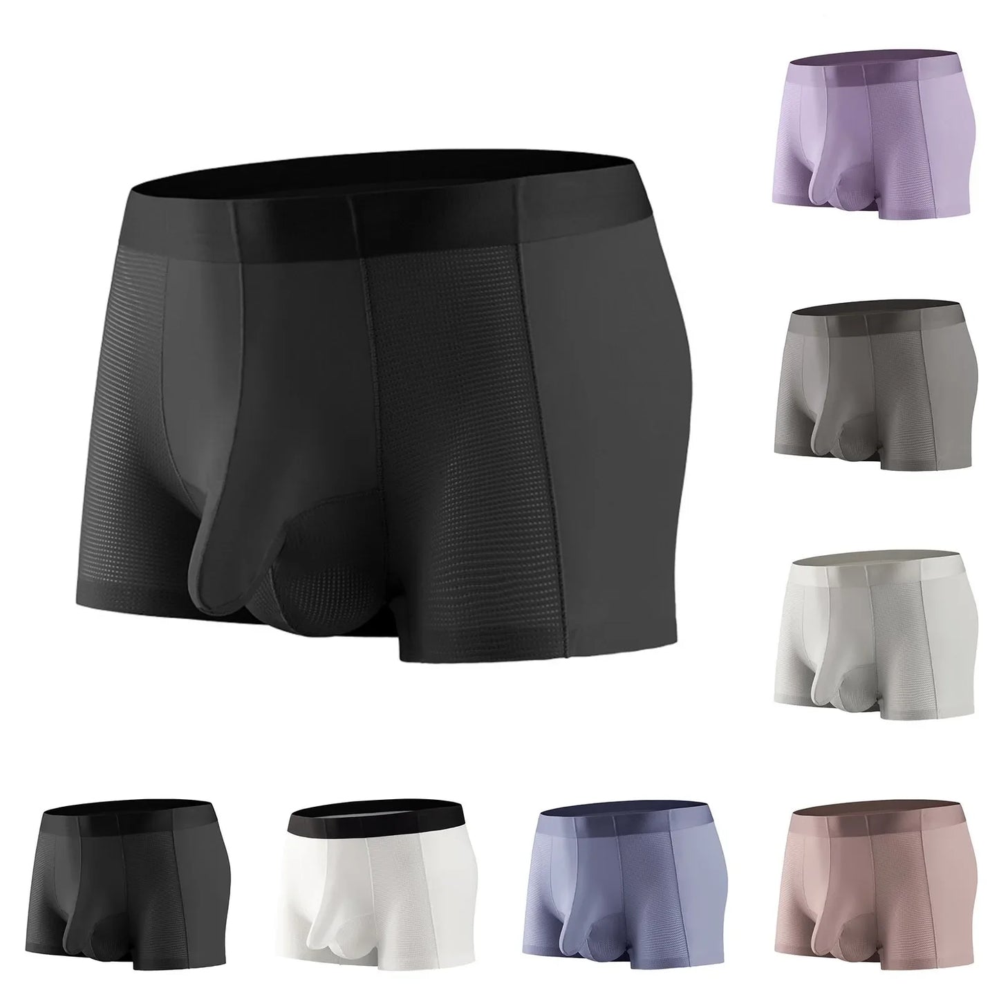 Baire.Skin Boxers: Ultra-Thin & Ultra-Breathable Pin-Hole Ventilated Boxers. Cleverly Engineered for Zero Jock Itch, Anti-Odor, & Fungus-Free Living