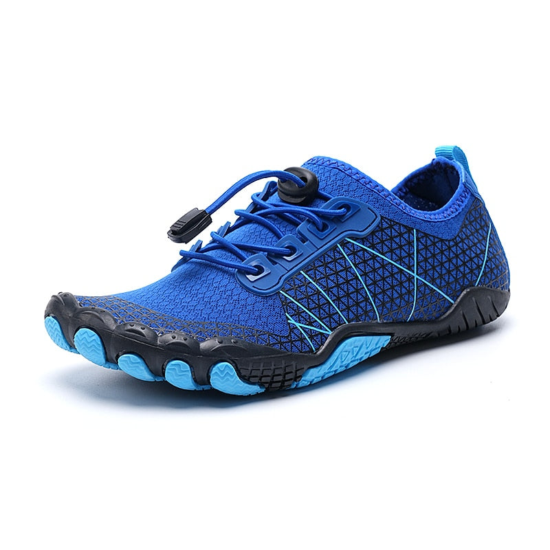 Men's Barefoot Breathable Mesh Lightweight Rubber Walking Shoes