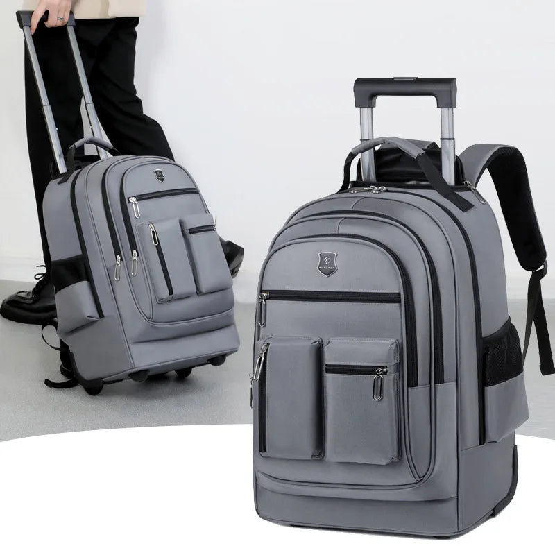 Travel Suitcases Universal Wheel Business Trip Short-distance Luggage Bag Men Multifinonal Backpack Back Pack Mens Man Backpacks
