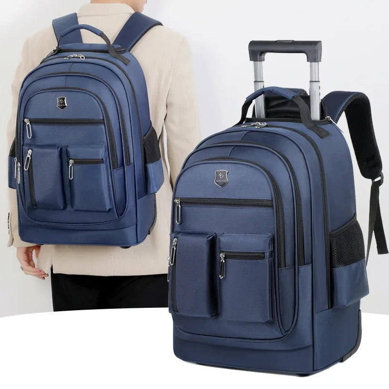 Travel Suitcases Universal Wheel Business Trip Short-distance Luggage Bag Men Multifinonal Backpack Back Pack Mens Man Backpacks