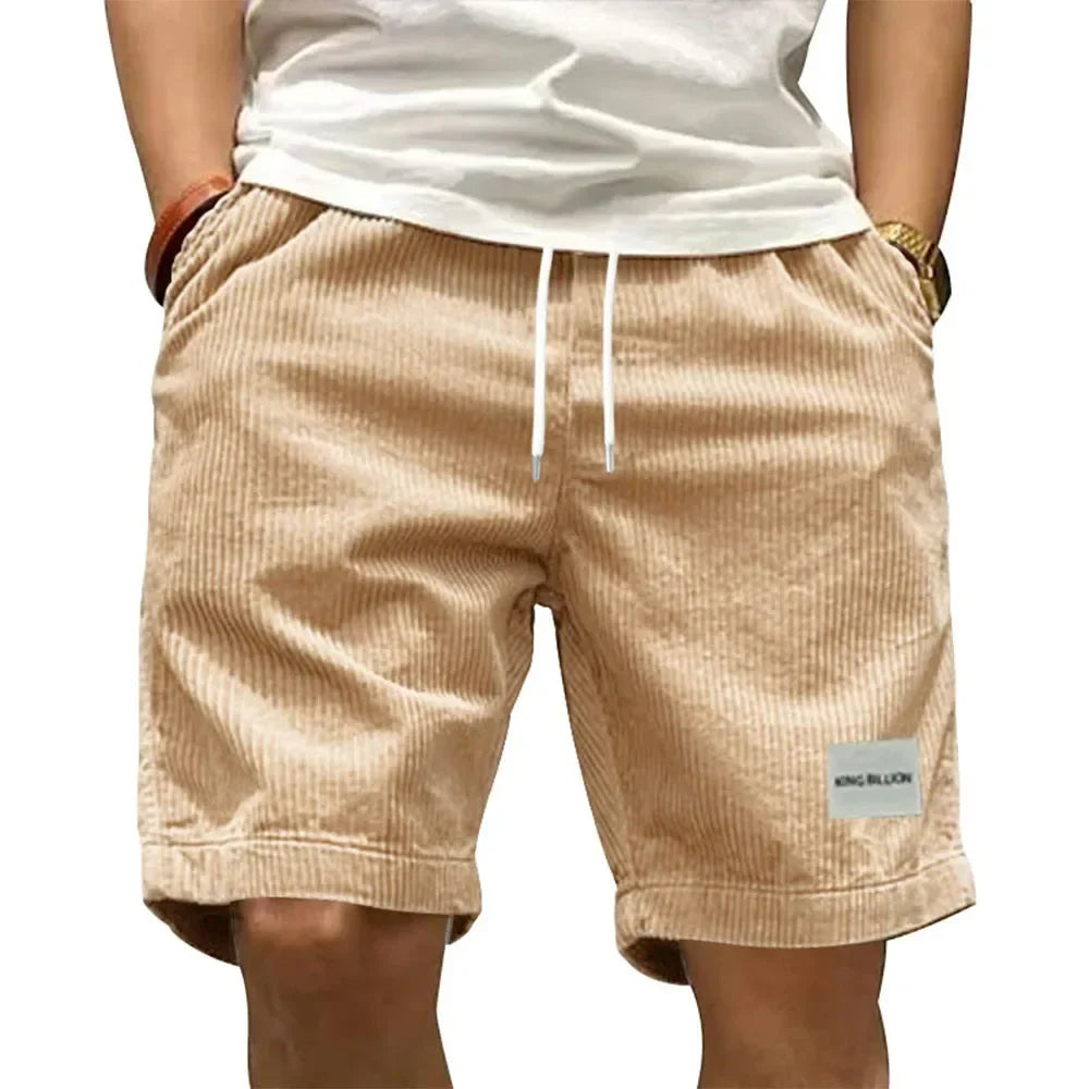 DUVAL PARIS™ | SHORTS CARGO EN CORDUROY POUR HOMMES