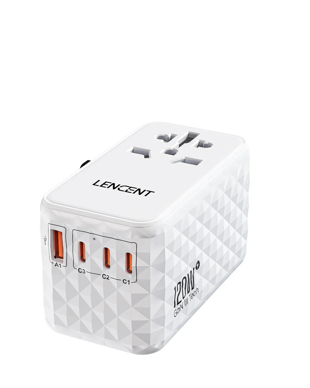 Lencent Pro 65W/120W Universal Travel Adapter by skörten: Designed in Germany - Charge All Your Devices in Record Time Abroad