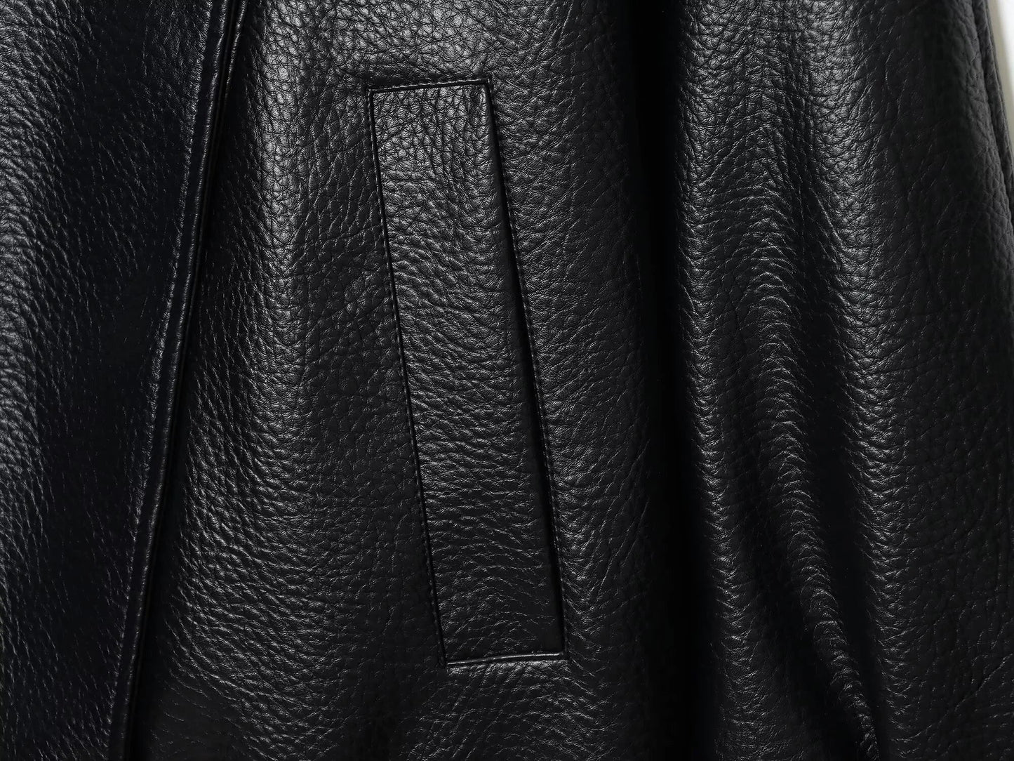Aristo Leather long sleeved jacket