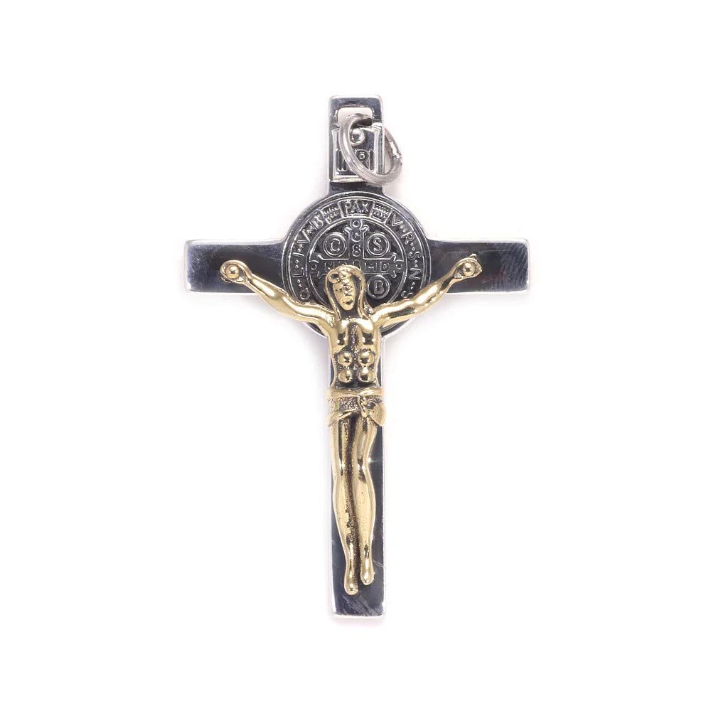 Trinitas Pendant: Exquisitely Handcrafted Crucifix - Cross of Salvation Amulet Necklace