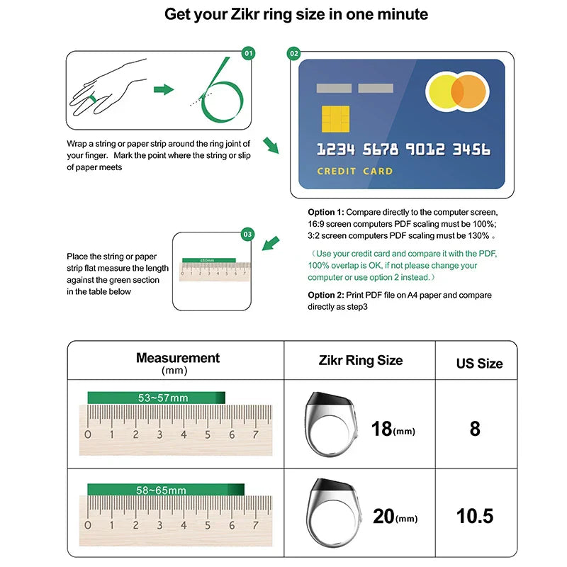 ZikrOne® Lite Smart Ring