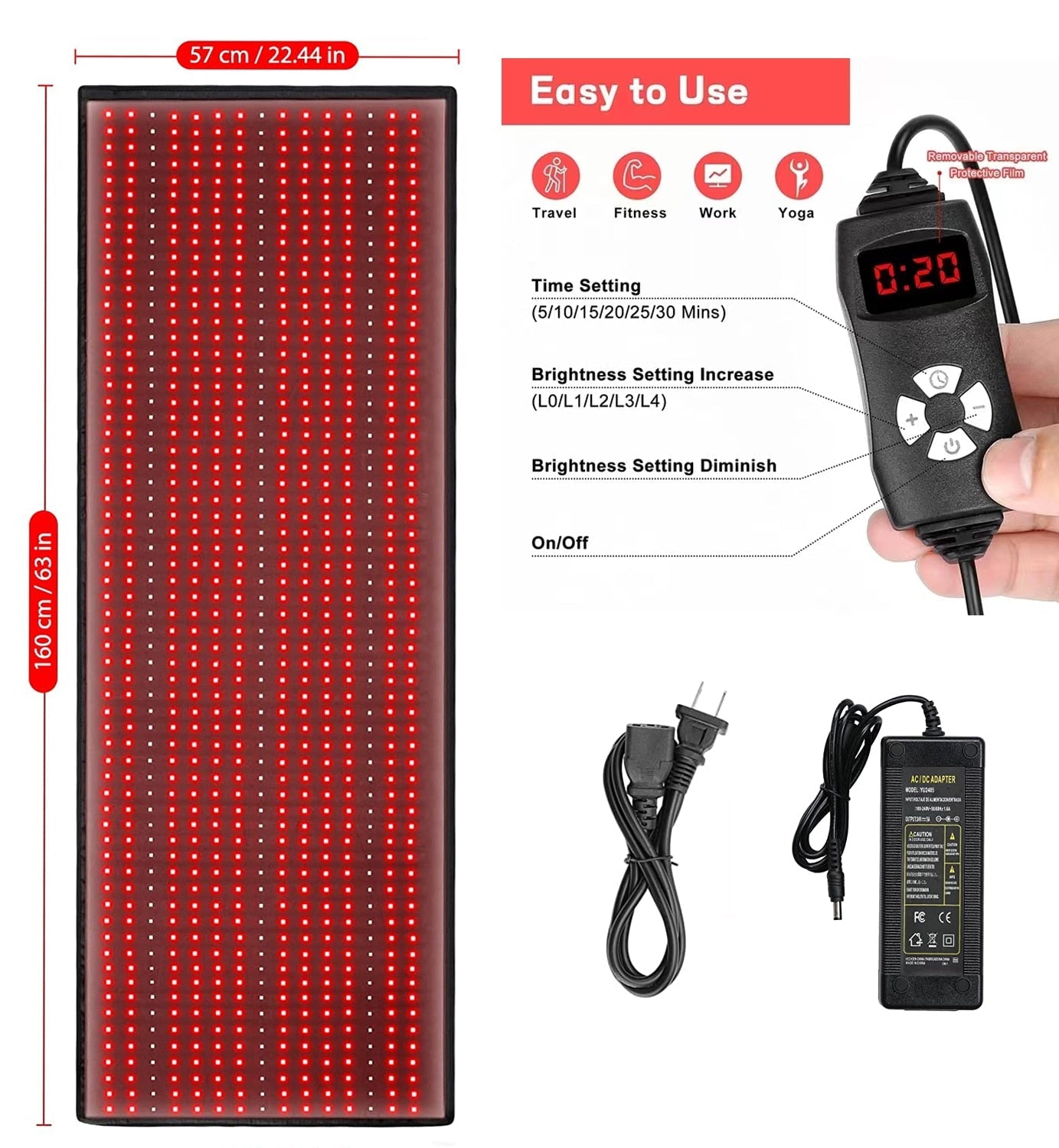 The Red Light Therapy Heat Pad