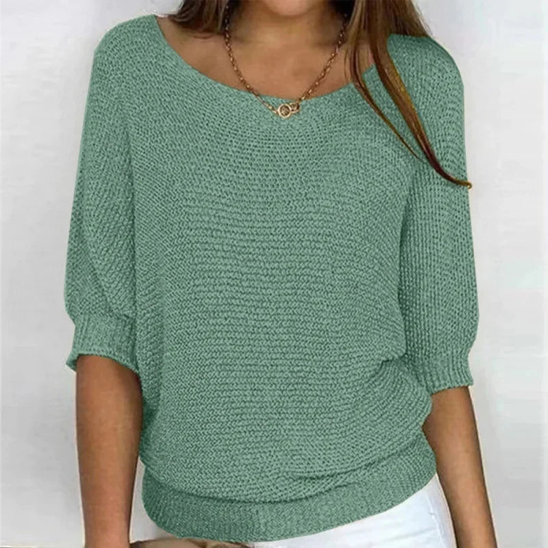 Cuello redondo elegante