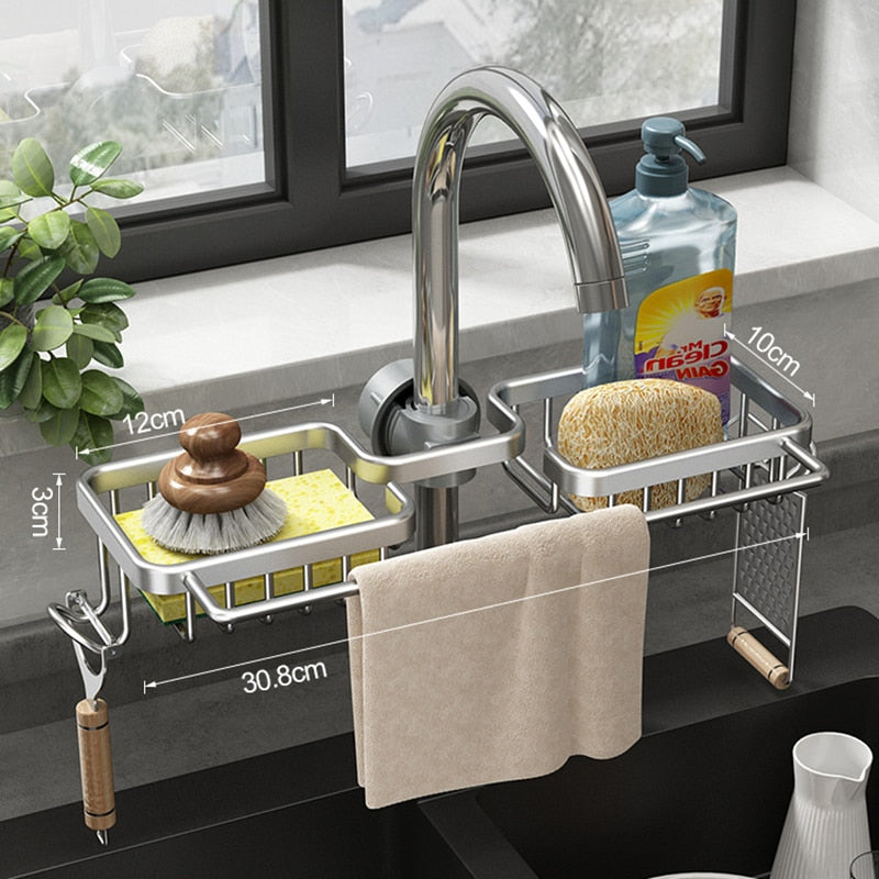 AlumGold Sink Organizer