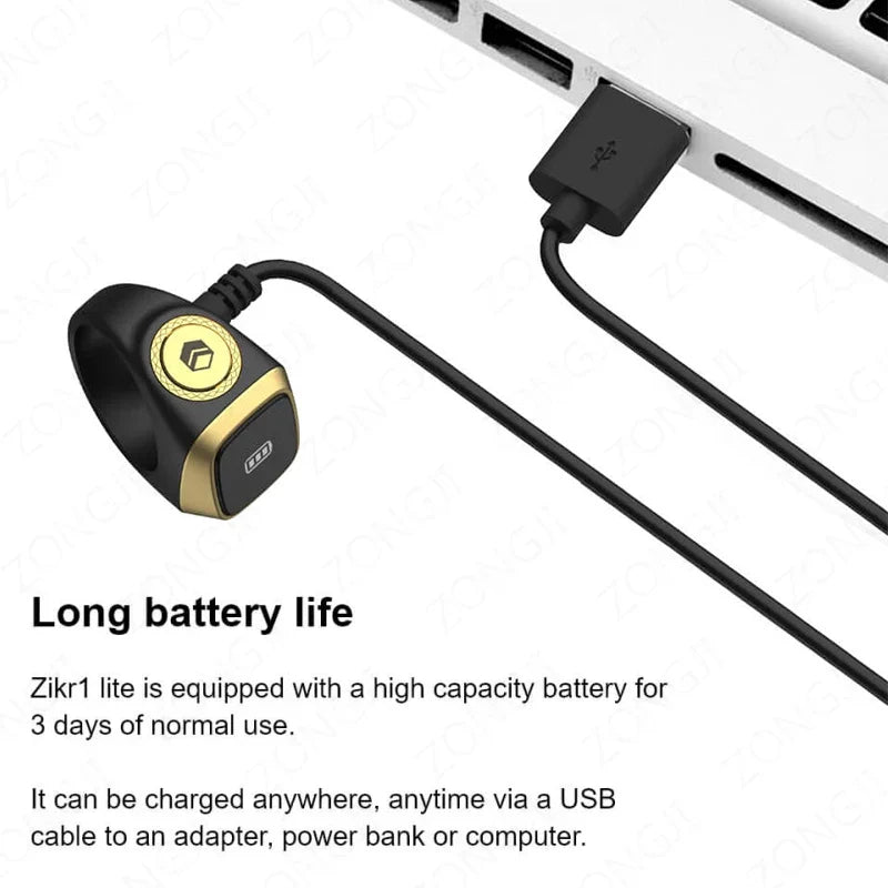 ZikrOne® Lite Smart Ring