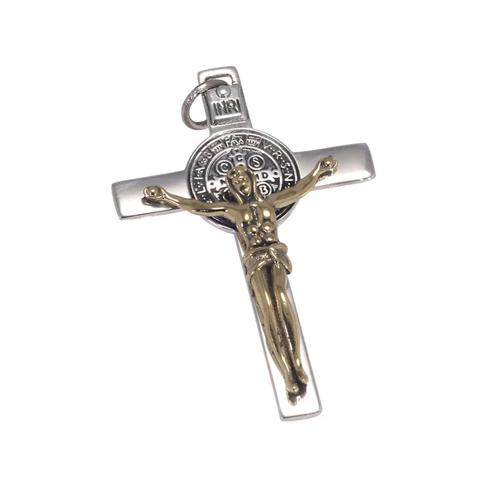 Trinitas Pendant: Exquisitely Handcrafted Crucifix - Cross of Salvation Amulet Necklace