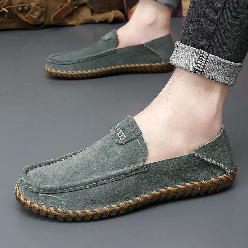 Moretti Roseville Suede Loafers