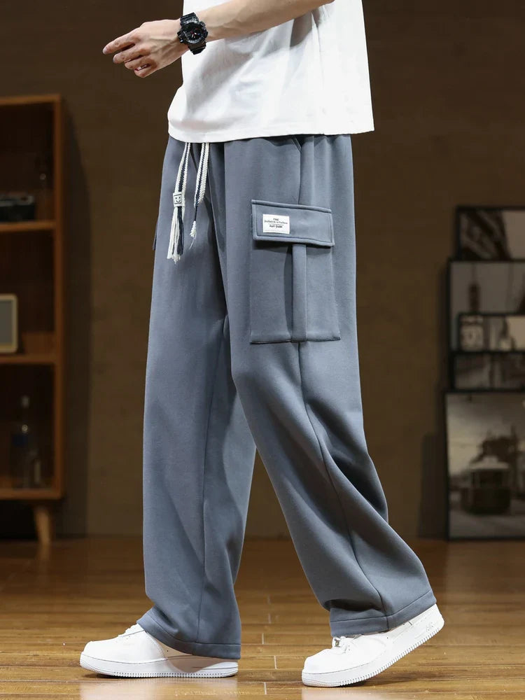 The Nordtrak® - Cleverly designed by skörten Sweden: Multi-Pocket Cargo Style Cotton Sweatpants