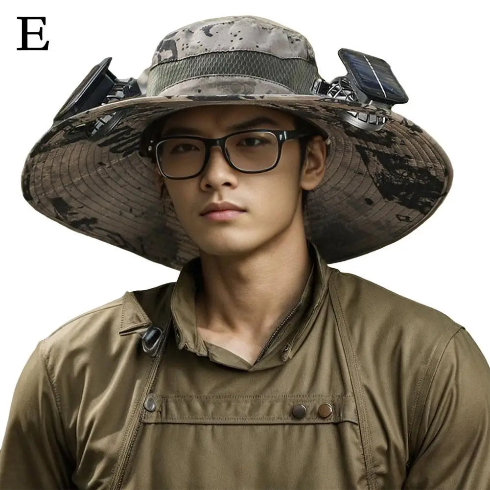 Solbreeze: The Only Chargeable Solar-Powered Cooling, Shade-Giving, Quick-Dry Unisex Hat with High Performance Fans