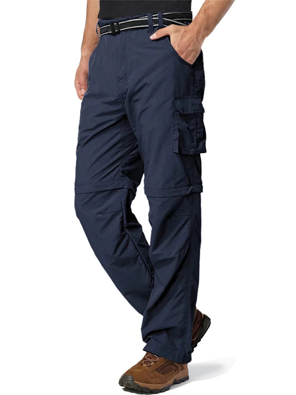 TACVASEN Zip Off Hiking Pants Convertible Shorts Mens Cargo Work Pants Lightweight Breathable Trousers Workwear Outdoor Bottoms