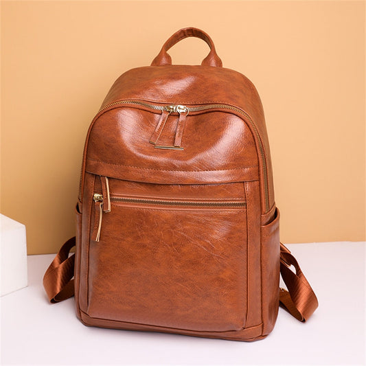 Soft Leather Backpack