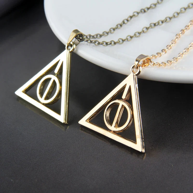The Deathly Hallows Inspired Pendant Necklace: Handcrafted. Iconic. Lightweight