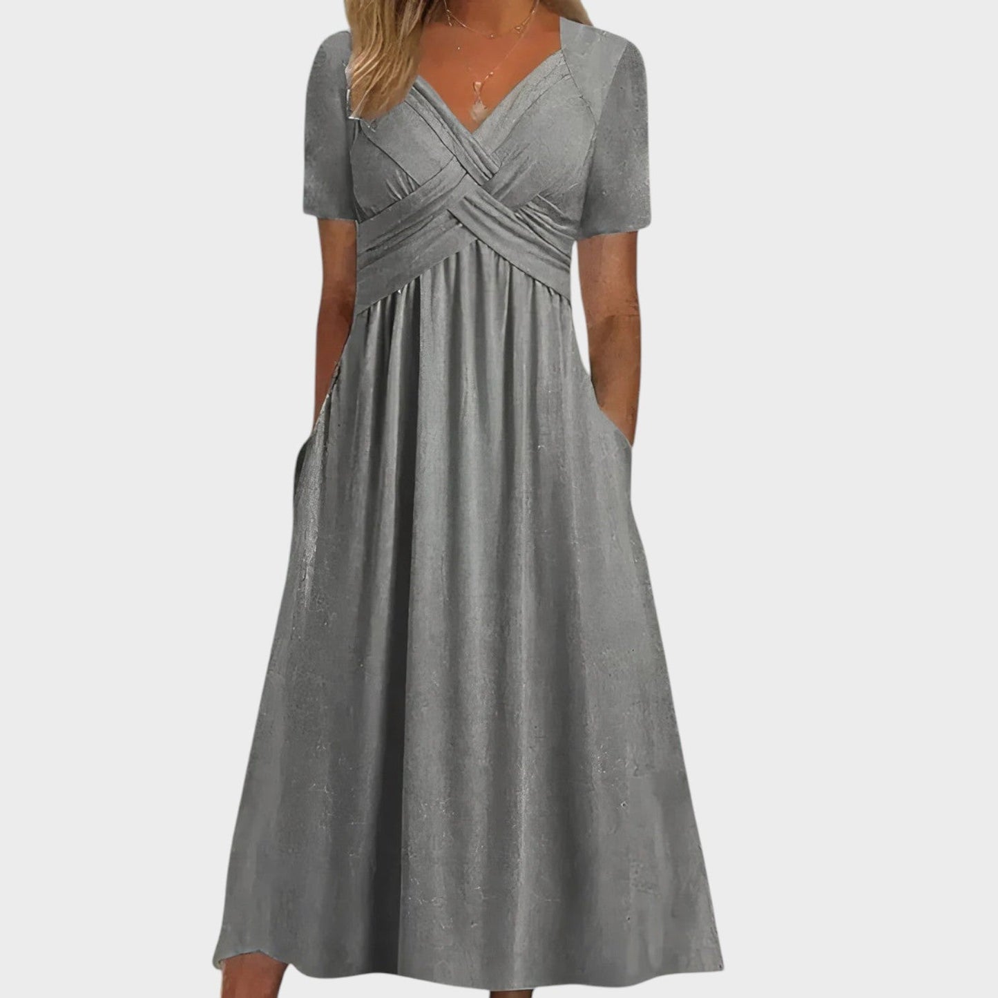 Teresa - Vestido cómodo con escote en V
