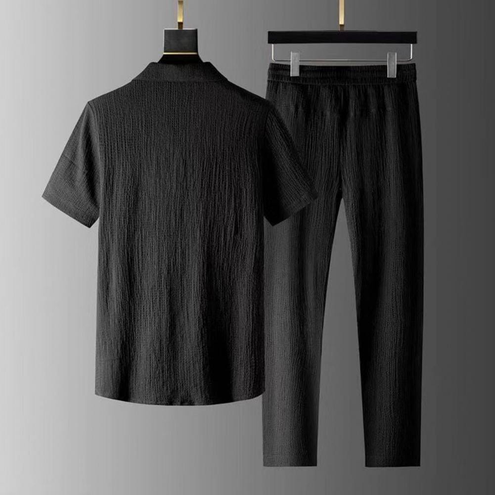Ensemble d’été léger pour homme – Chemise respirante et short confortable