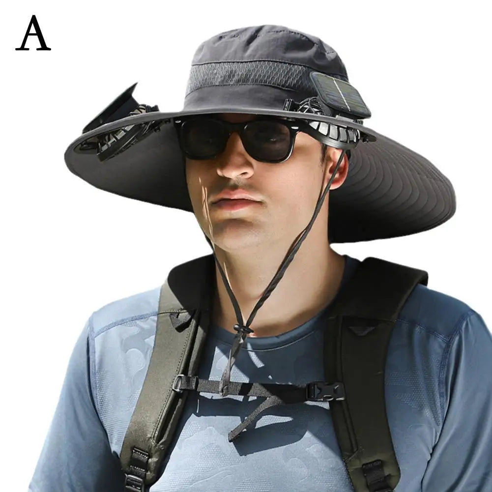 Solbreeze: The Only Chargeable Solar-Powered Cooling, Shade-Giving, Quick-Dry Unisex Hat with High Performance Fans
