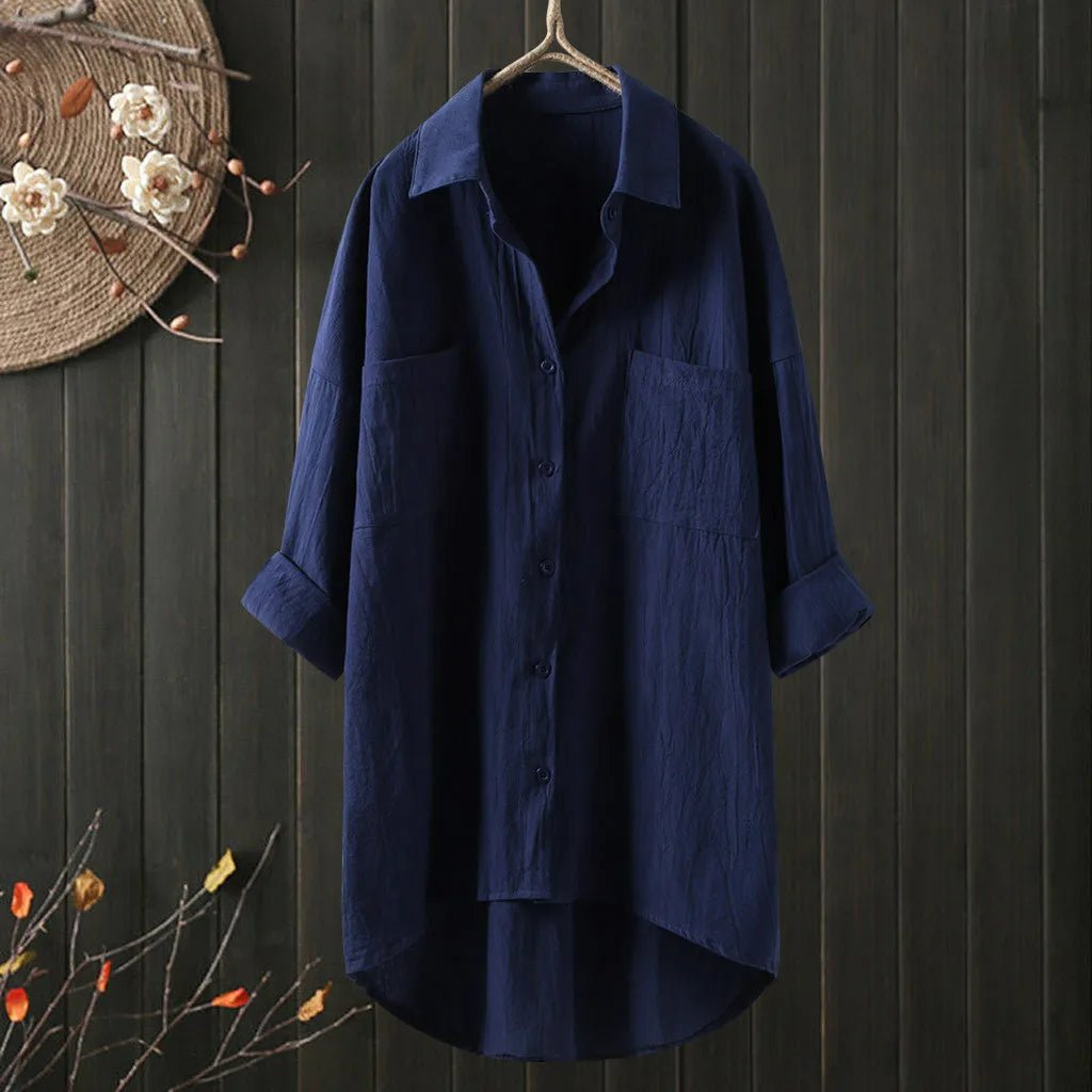 Sabrina | Luxuriöse Oversize-Bluse mit langen Ärmeln